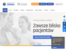 Tablet Screenshot of omeda.pl